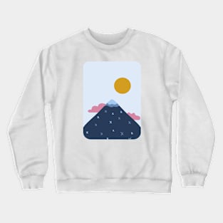 Mountain and the sun Crewneck Sweatshirt